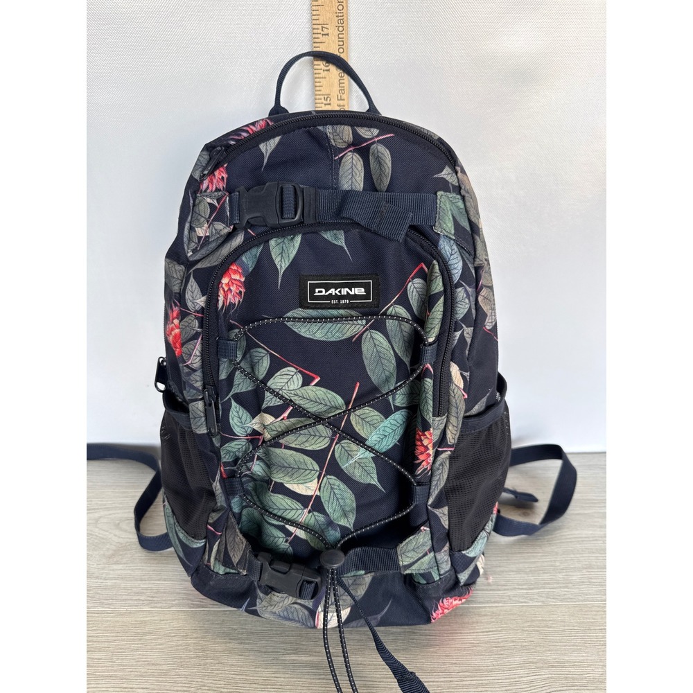 Dakine Backpack Grom 13L Eucalyptus Floral Tropical Skater School Bag